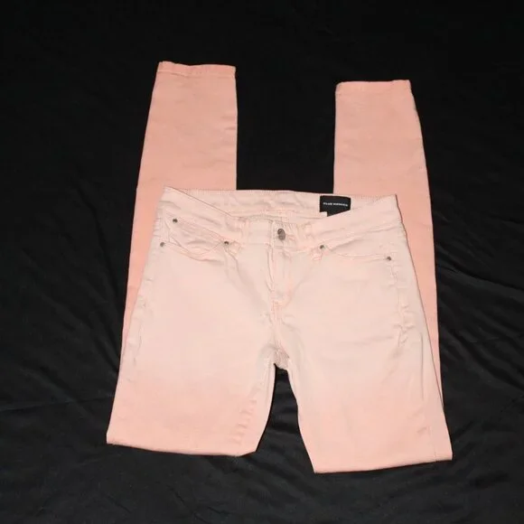 CLUB MONACO Pastel Pink Ombre Skinny jeans - Picture 4 of 8